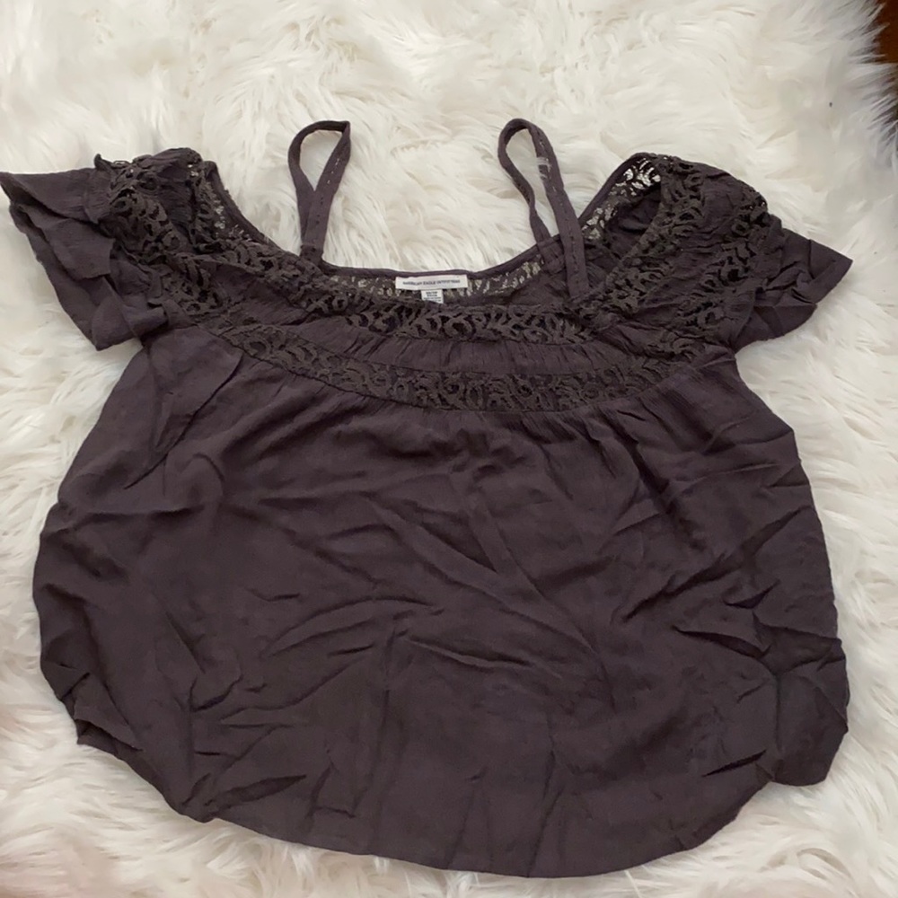 American Eagle off the shoulder top